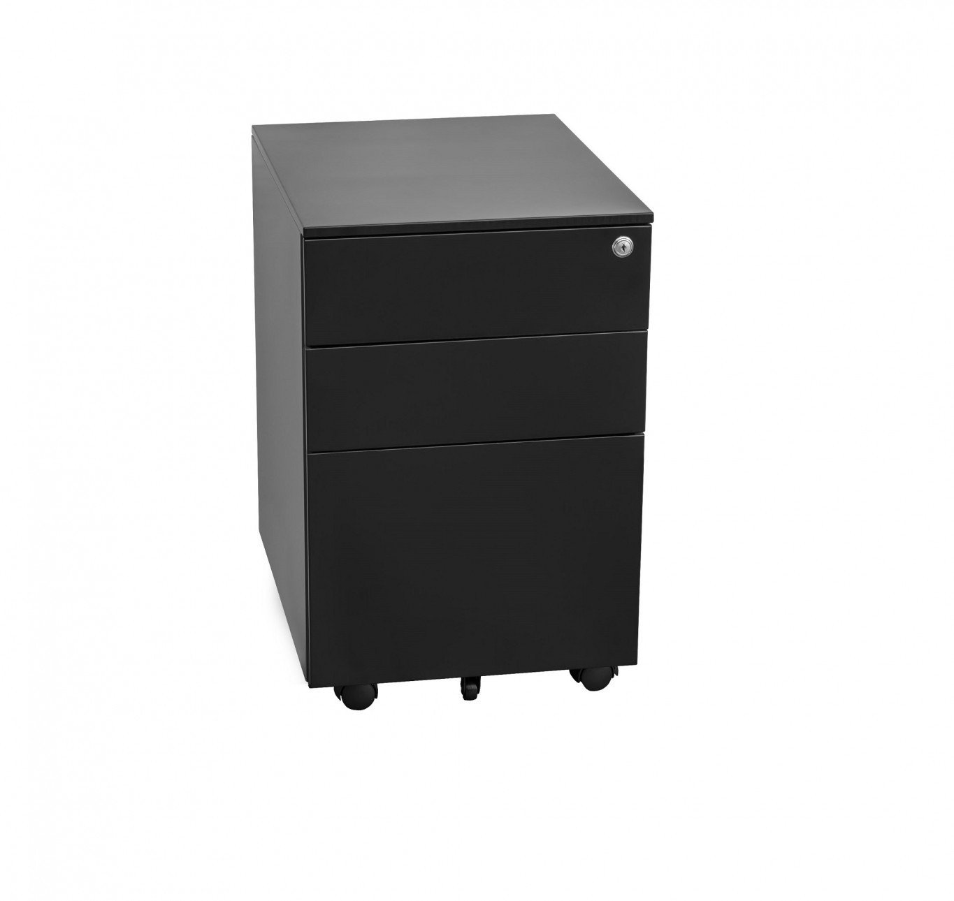 3 Drawer Mobile Pedestal - Mannex Black image