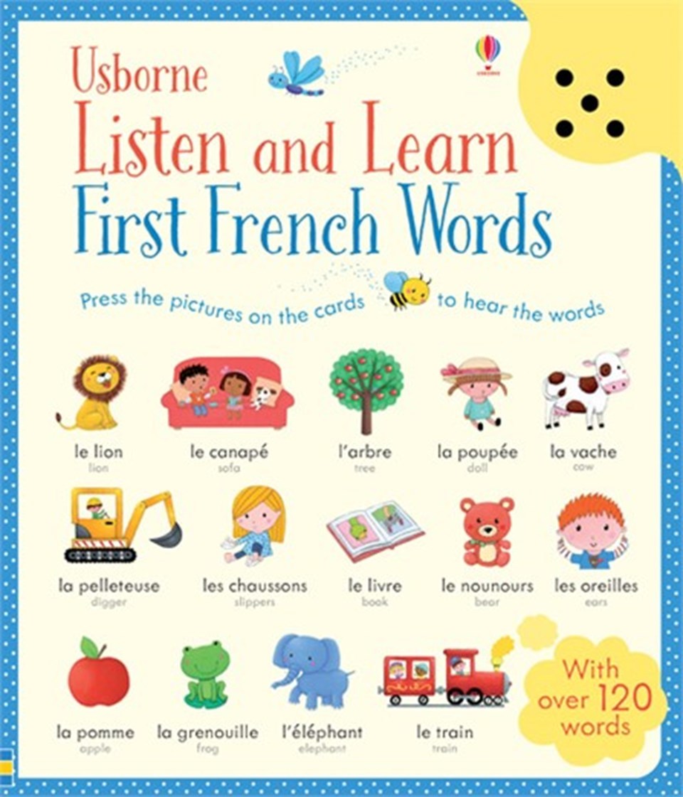 Listen and Learn First French Words on Hardback by Sam Taplin