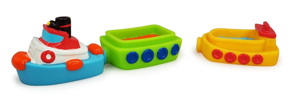 Tolo Toys: Magnetic Bath Tug Boat Set image