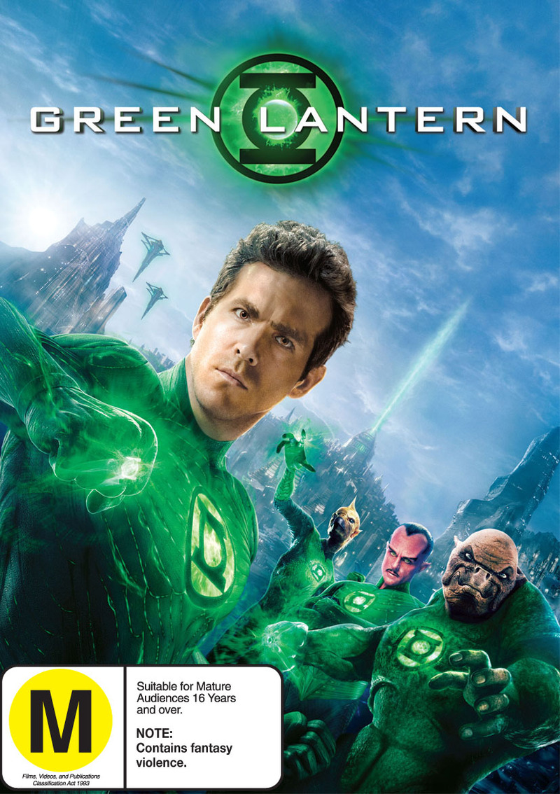 Green Lantern on DVD image