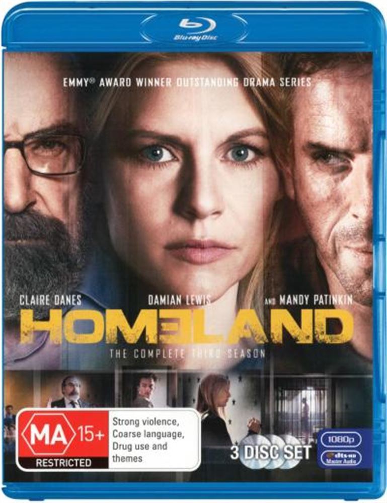 Homeland - The Complete Third Season on Blu-ray