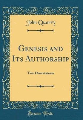 Genesis and Its Authorship by John Quarry image