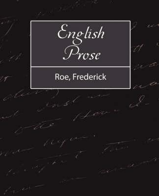 English Prose by Frederick Roe image