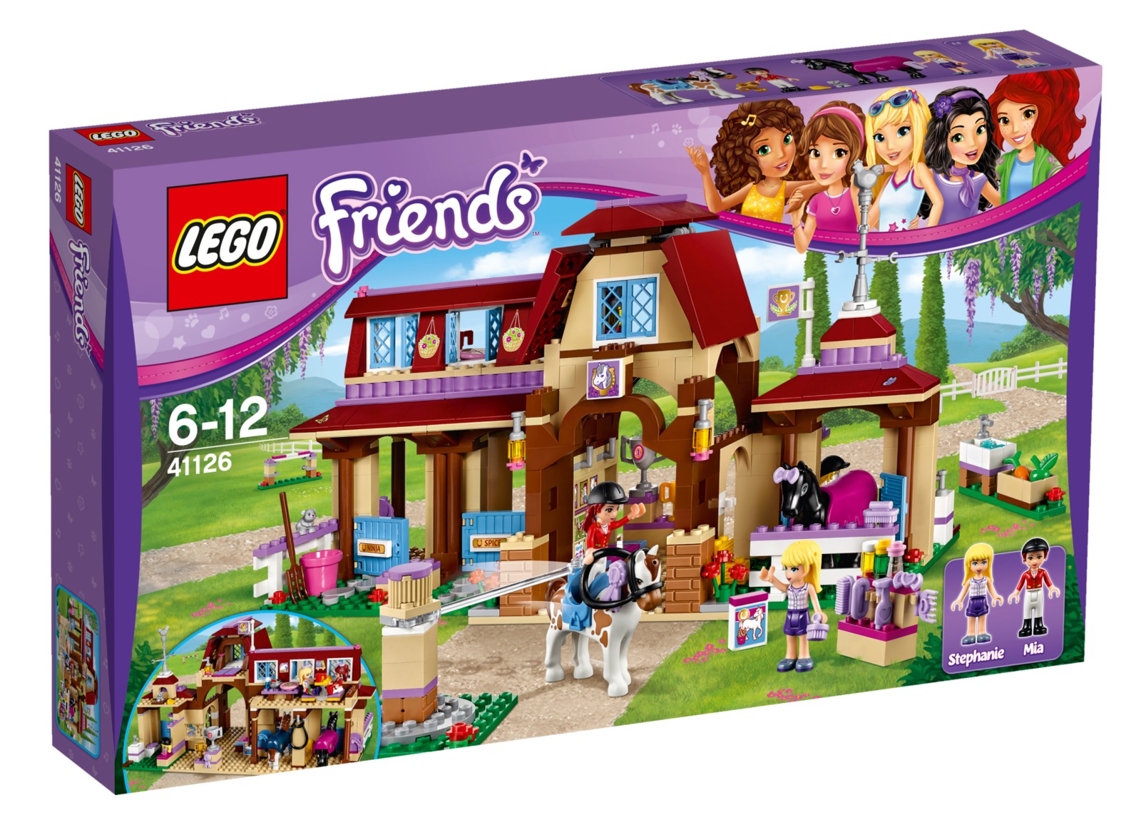 lego friends riding