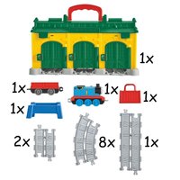 thomas friends tidmouth sheds portable set