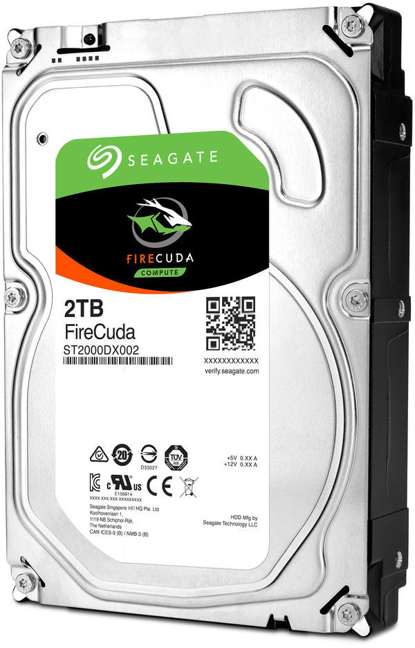 2TB Seagate FireCuda 3.5" SATA Hybrid SSHD image