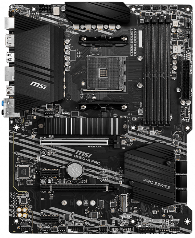 MSI B550A PRO ATX Motherboard at Mighty Ape Australia