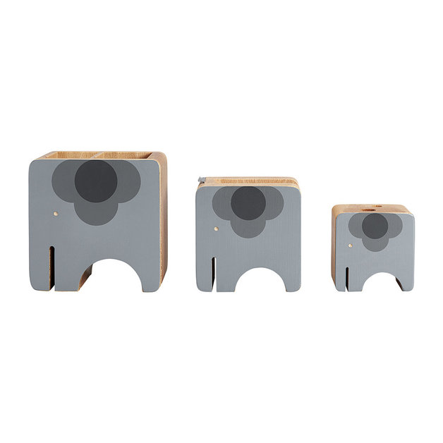 Buy Orla Kiely Wooden Desk set Ela Elephant at Mighty Ape NZ