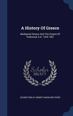 A History of Greece by George Finlay image