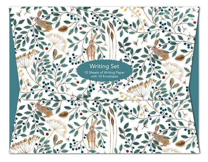Museums & Galleries: Writing Set - Hares and Berries image