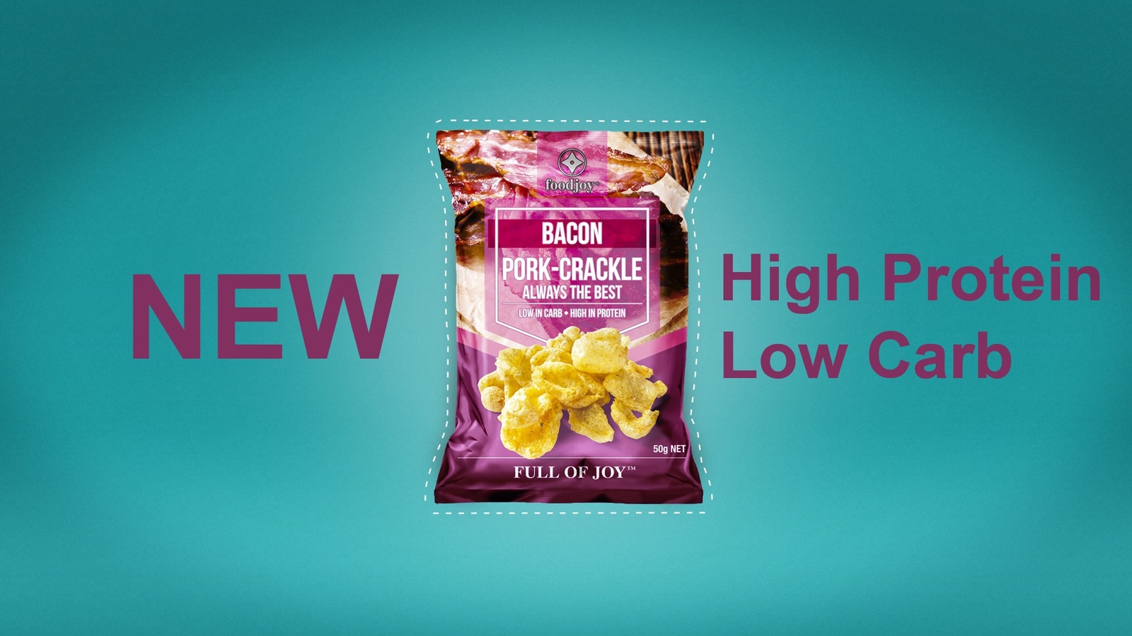 Foodjoy Pork Crackle Bacon 50g at Mighty Ape NZ