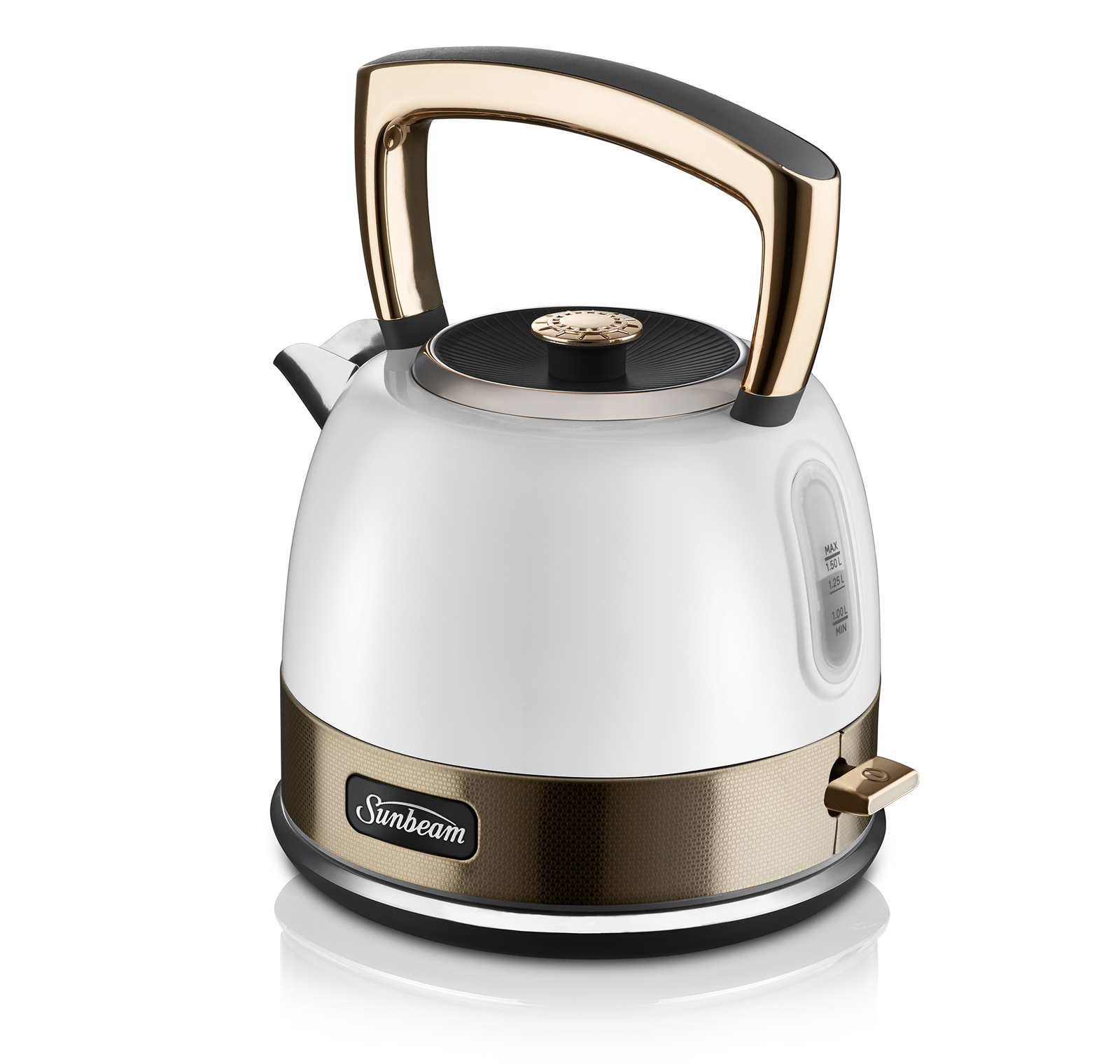 Sunbeam New York Collection Pot Kettle White Gold at Mighty Ape NZ