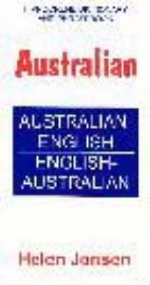 Australian Dictionary and Phrasebook on Paperback by Helen Jonsen