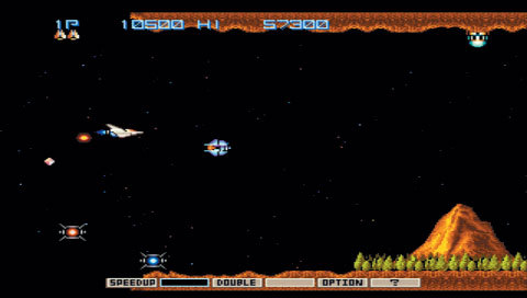 Gradius Collection on PSP