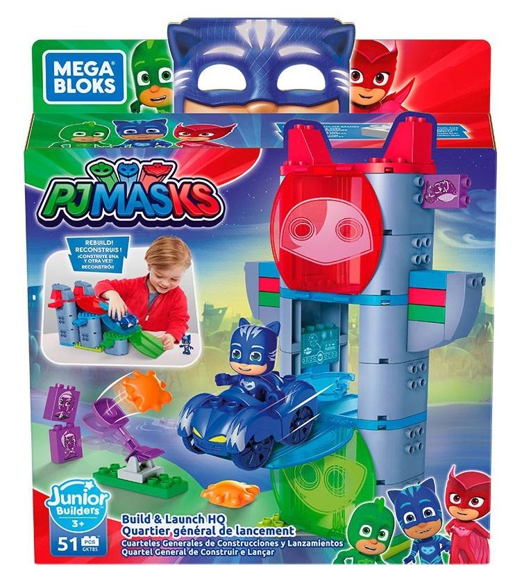 Buy PJ Masks Build & Blast HQ Building Set at Mighty Ape NZ