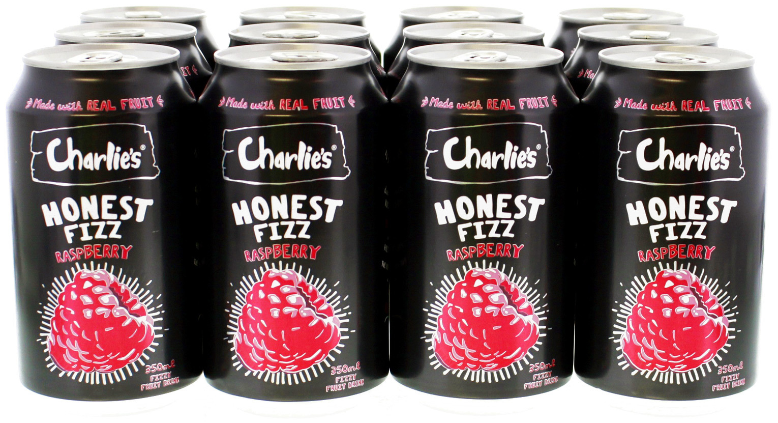 Charlie's Honest Fizz - Raspberry (350ml) image