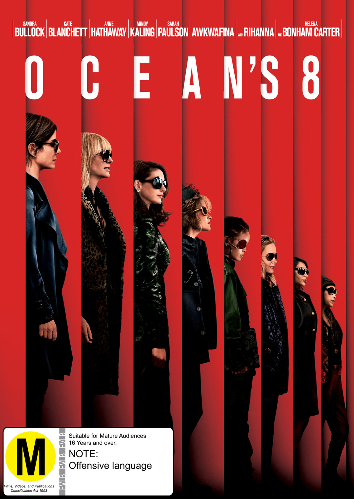 Ocean's 8 on DVD image