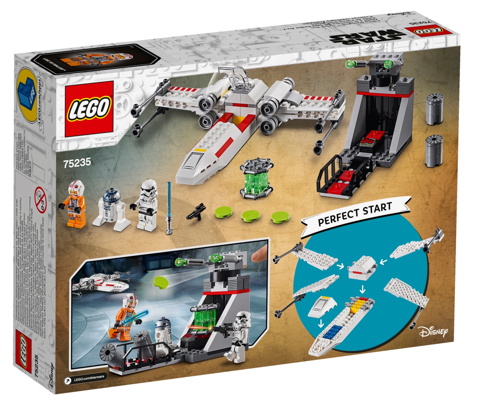 LEGO Star Wars: X-Wing Starfighter Trench Run (75235) image