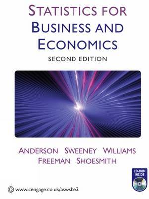Statistics for Business and Economics by R Anderson image