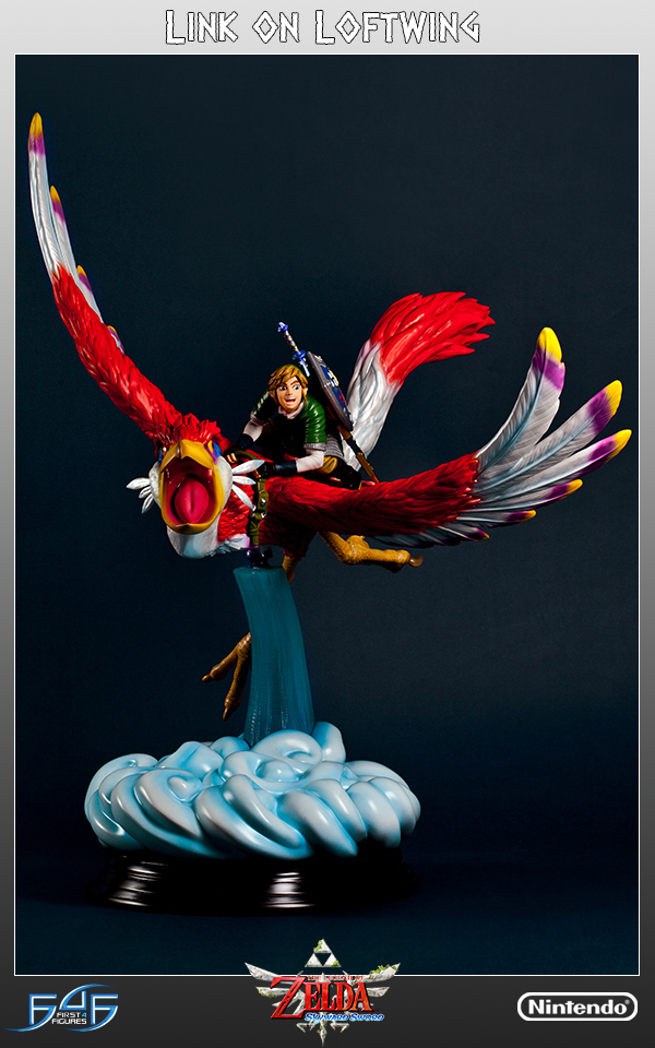 Zelda Link on Loftwing Statue image