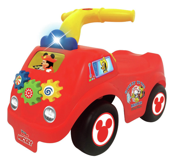 Kiddieland: Fire Truck Activity Ride-On - Mickey Mouse