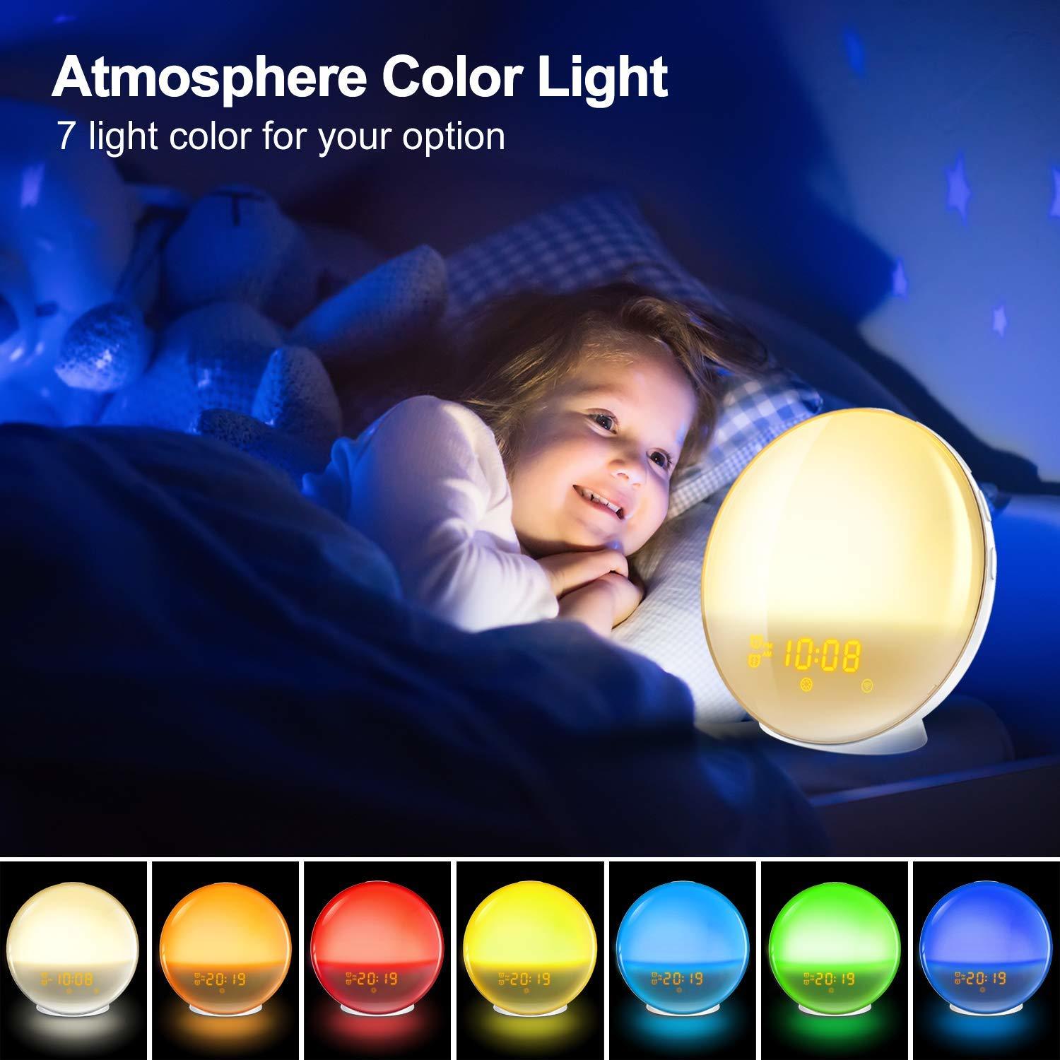 Sunrise Wake Up Light Smart Home Alarm Clock