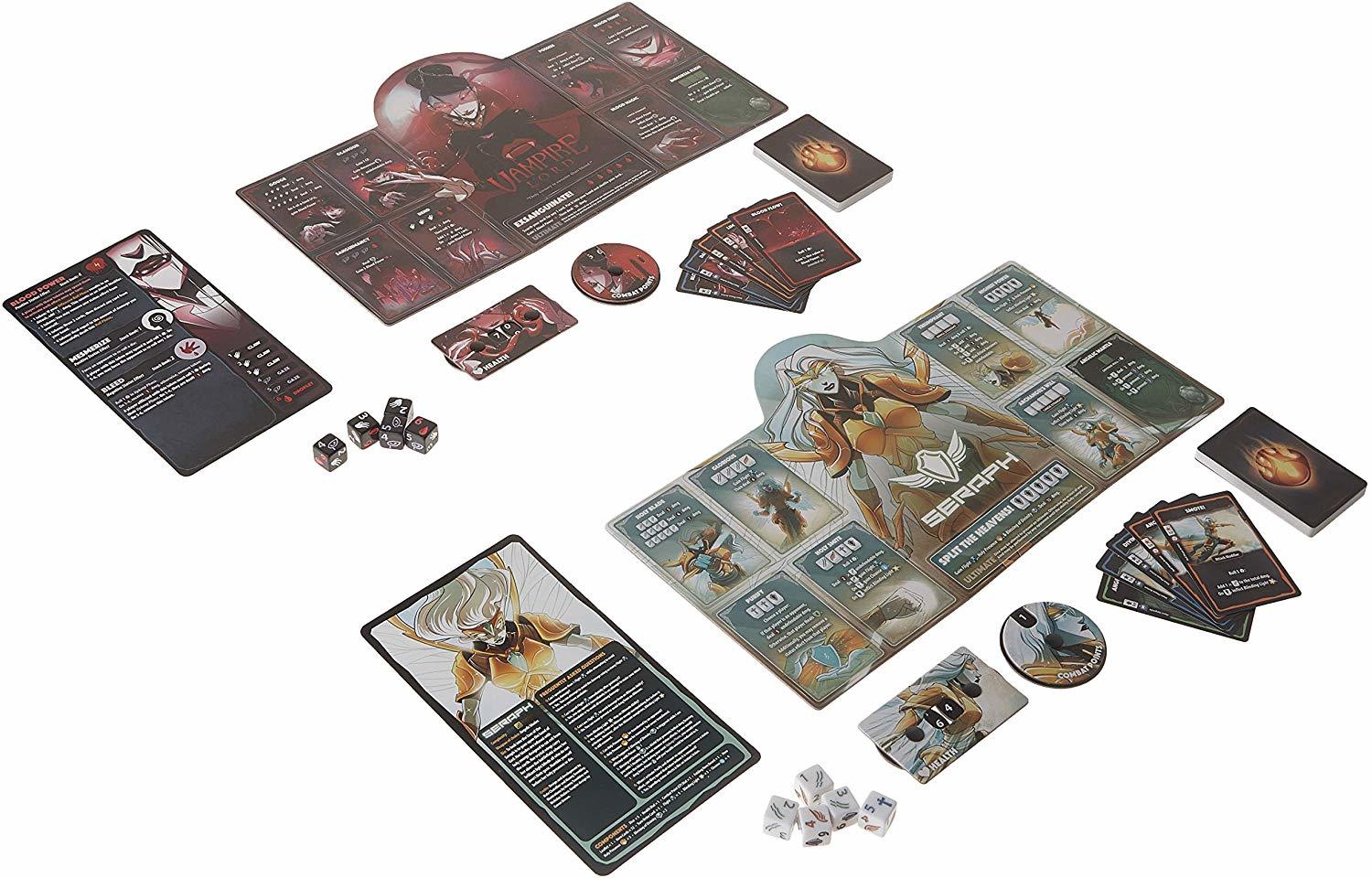 Dice Throne Seraph VS Vampire Lord Board Game at Mighty Ape Australia