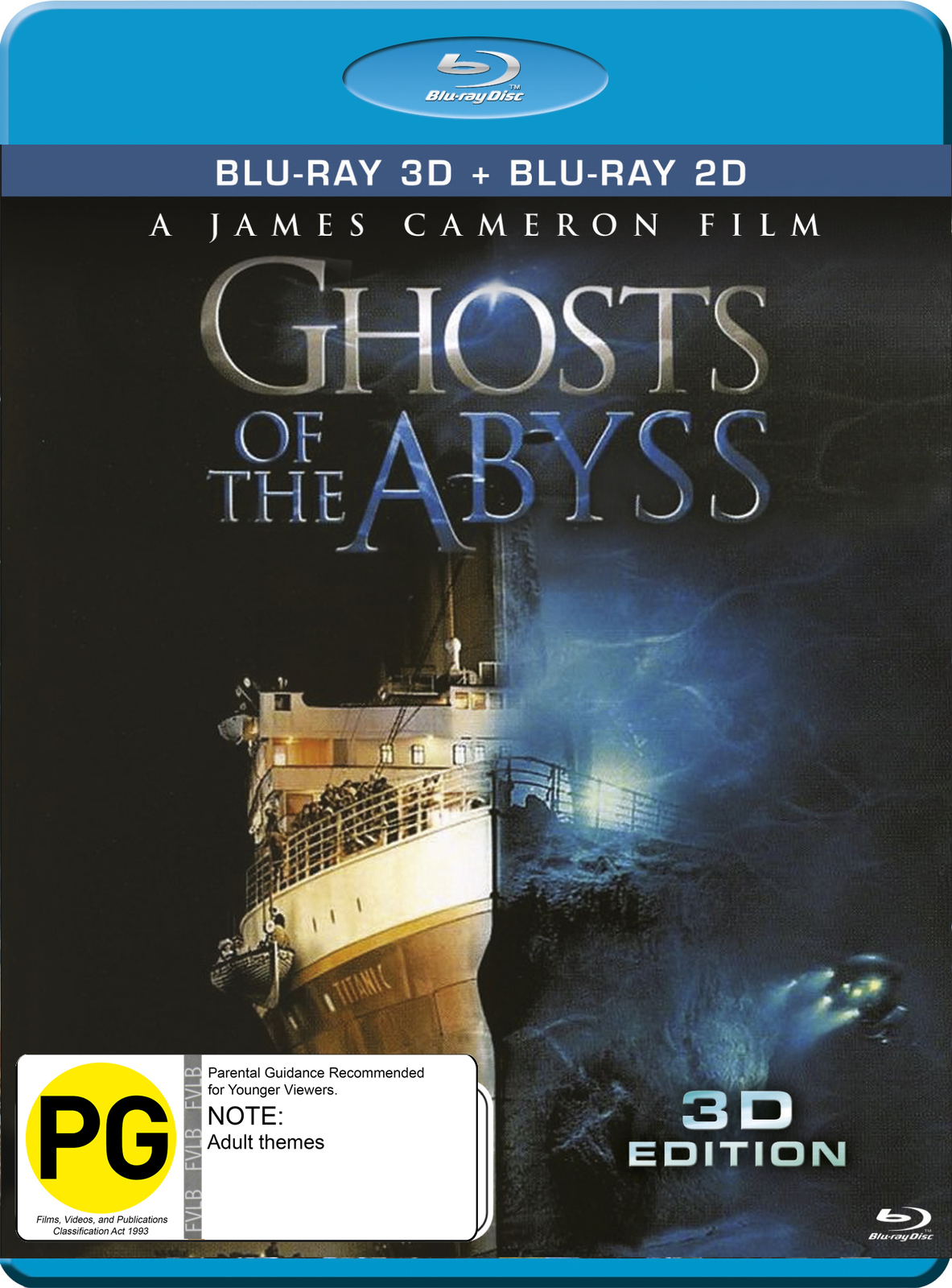 Ghosts Of The Abyss on Blu-ray, 3D Blu-ray image