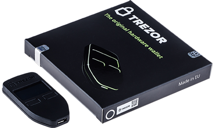 TREZOR One Crypto Wallet- Black image