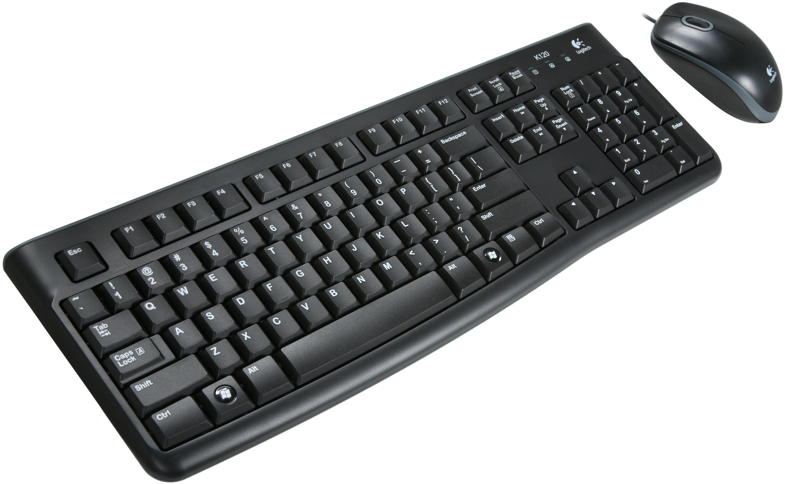 Logitech MK120 Desktop Kit, USB Keyboard + Mouse image