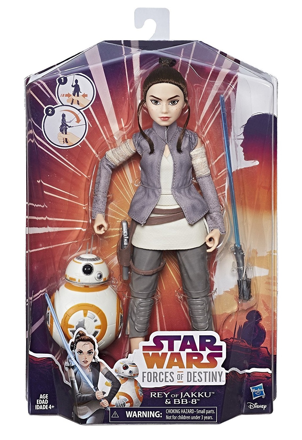 Star Wars: Forces of Destiny Adventure Doll - Rey & BB-8 image