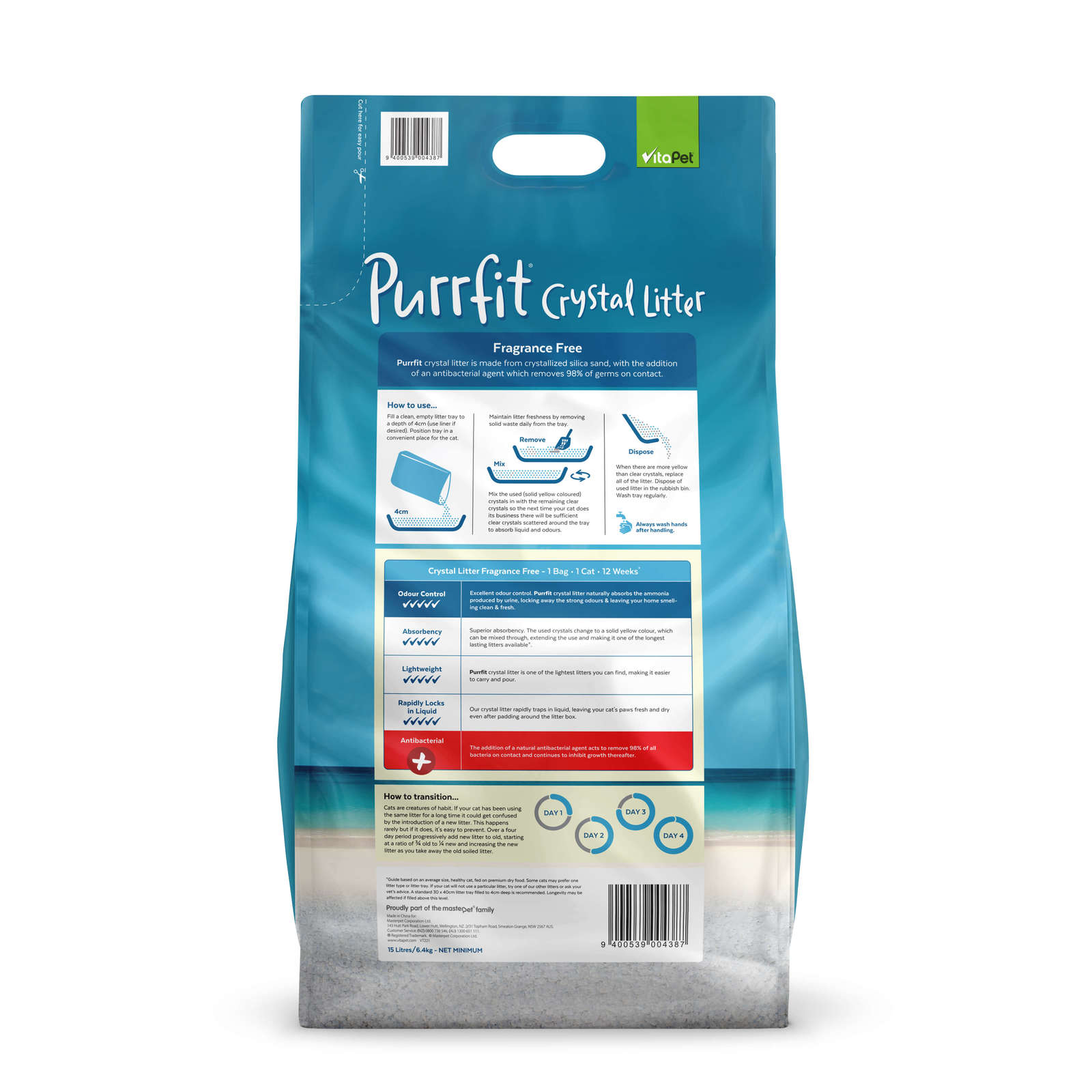Vitapet: Purrfit Crystals (15L) image