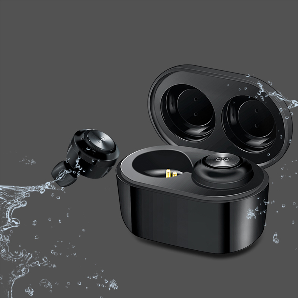 True Wireless Bluetooth 5.0 In-Ear Earphones - Black image