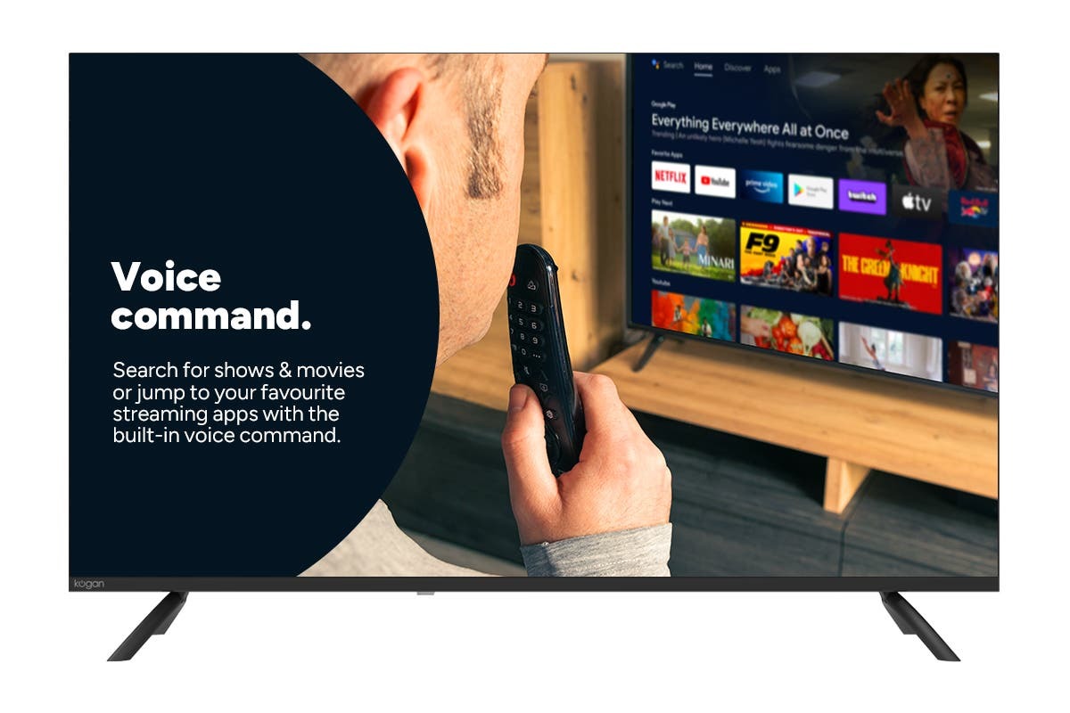 Kogan 43" LED UHD 4K Smart Google TV U94V at Mighty Ape NZ