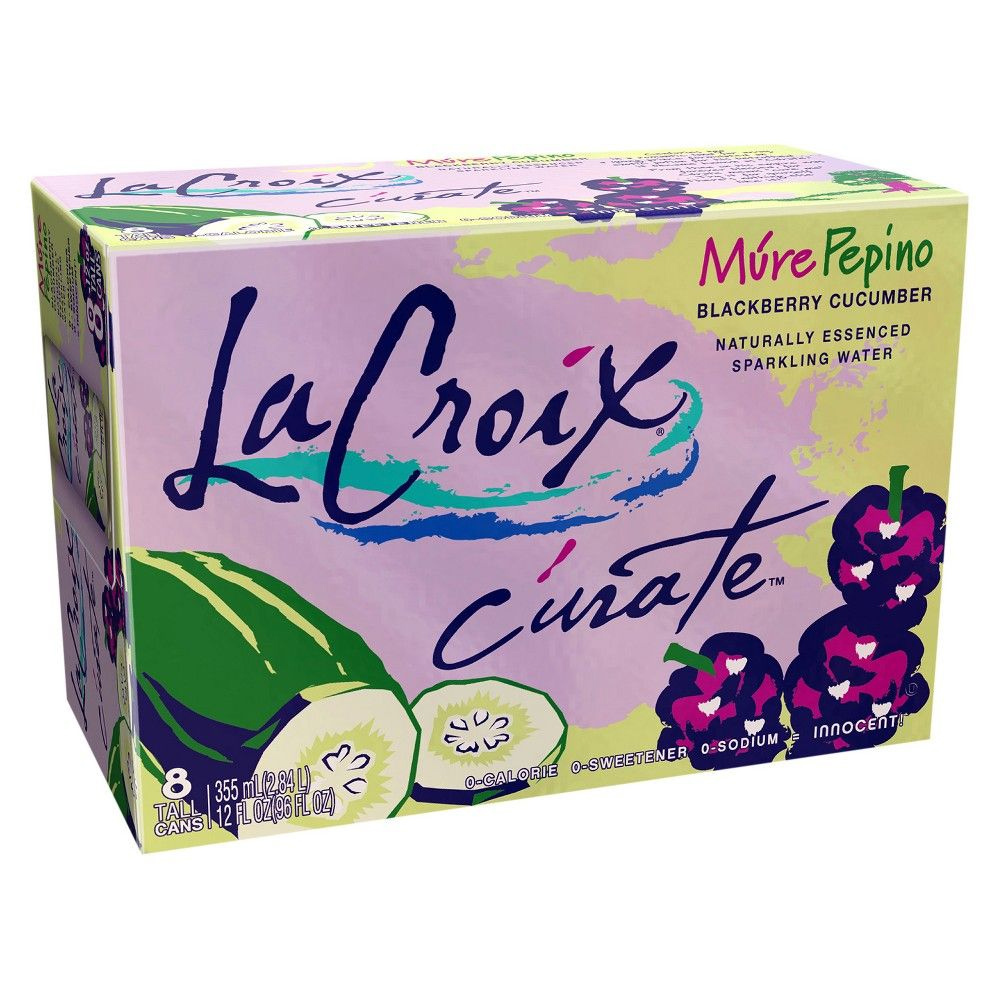 La Croix Curate Sparkling Water Blackberry Cucumber at Mighty Ape NZ