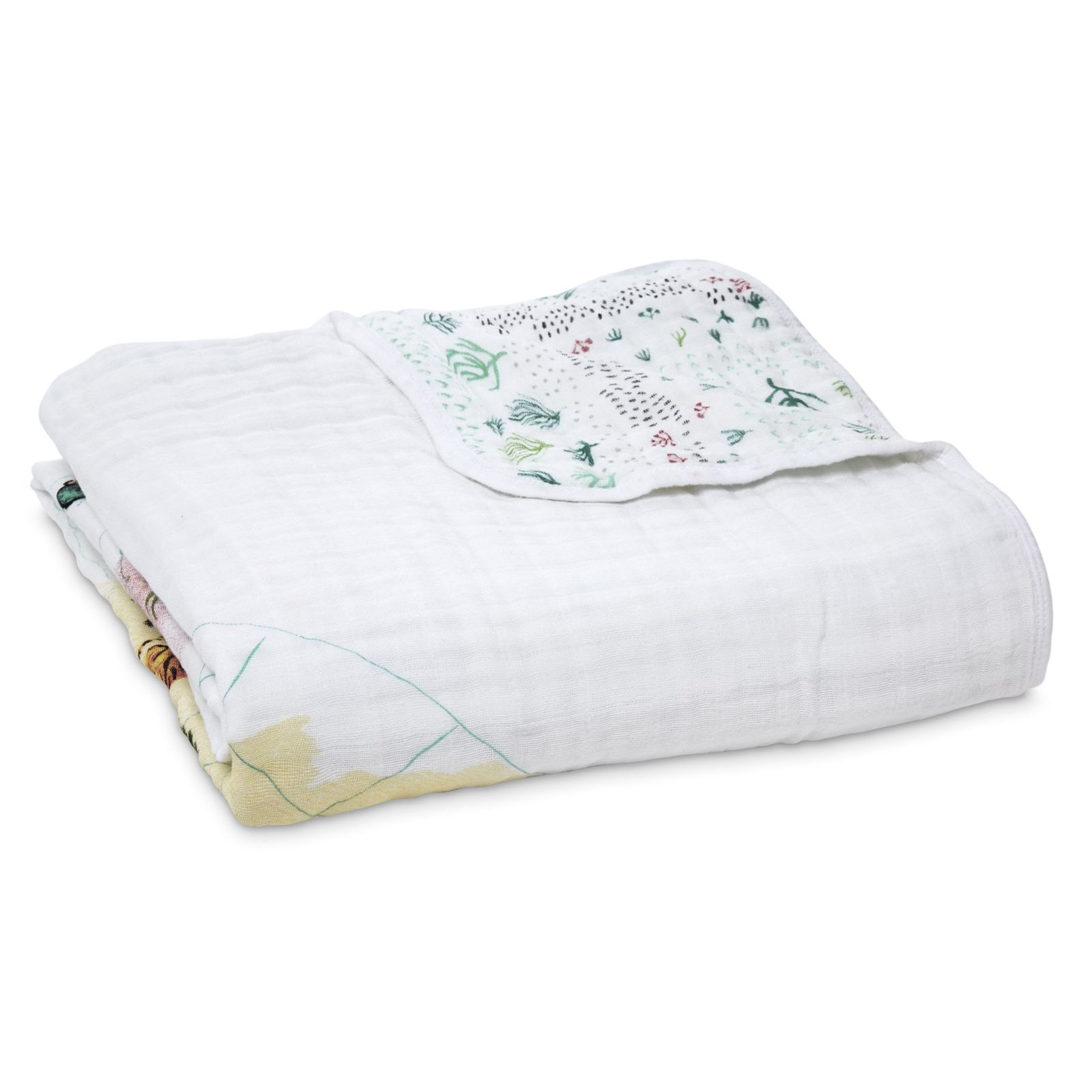 Aden + Anais: Classic Dream Blanket - Around The World - Engineered Map image