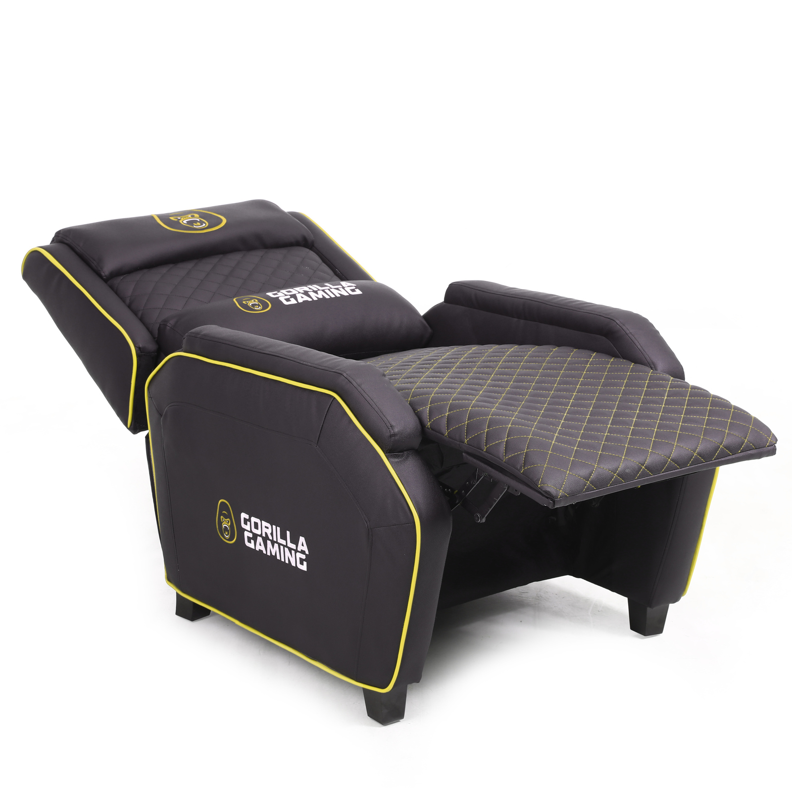 Gorilla Gaming Sofa - Black & Yellow for image