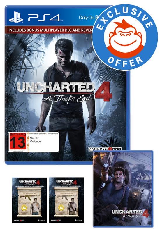 Uncharted 4 Plus Edition on PS4