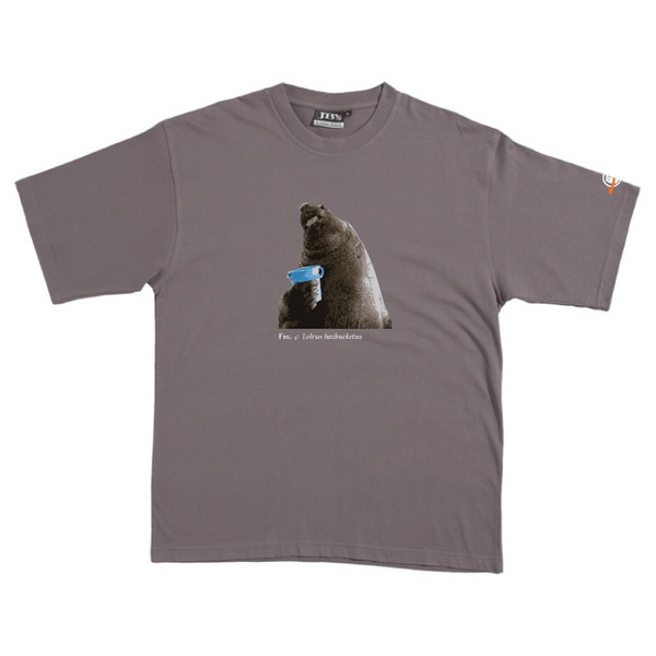 Lolrus Hazbucketus - Tshirt (Steel) for image