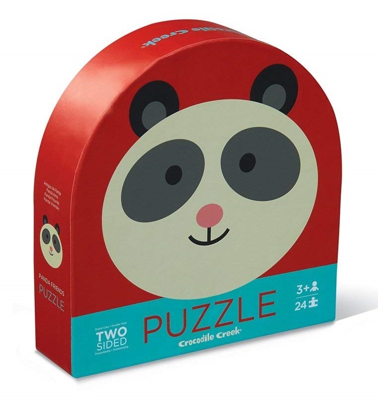 Crocodile Creek: Two-Sided Puzzle - Panda Friends image