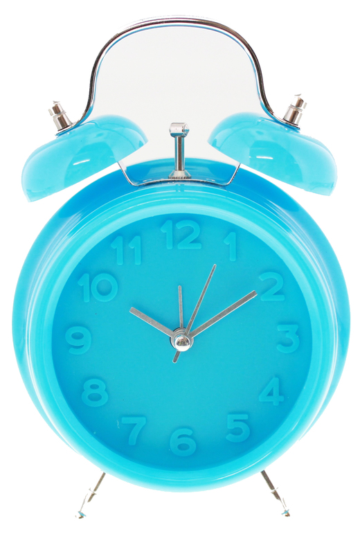 Twin Bell Alarm Clock (Blue) | at Mighty Ape Australia