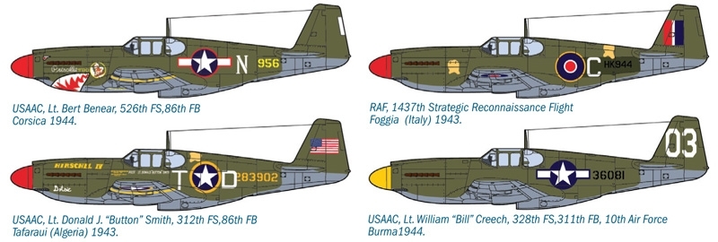 Italeri: 1:48 A-36 Apache - Model Kit image