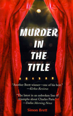 Murder in the Title: A Crime Novel by Simon Brett image