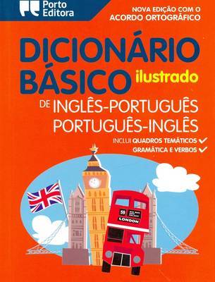 Illustrated English-Portuguese & Portuguese-English Dictionary for Children by Basico image