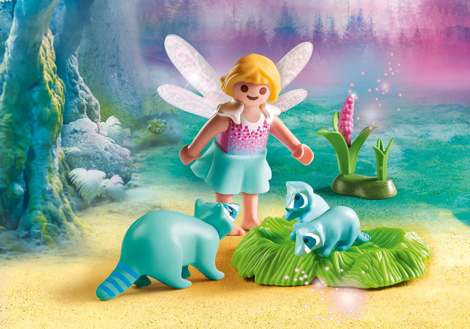 Playmobil: Fairies - Fairy Girl with Racoons (9139) image