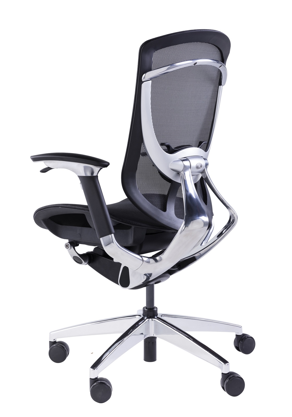 GT X-Pace Gaming & Office Chair - Black & Chrome for image