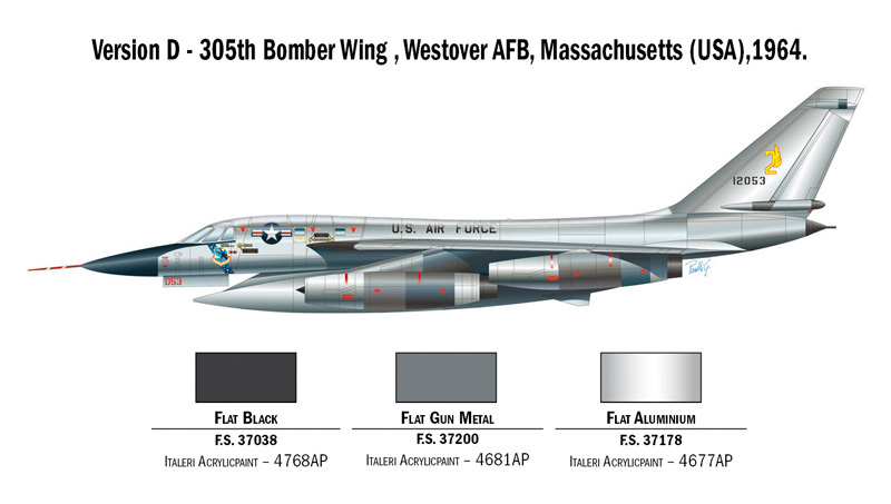 Italeri 1/72 B-58 Hustler - Model Kit image