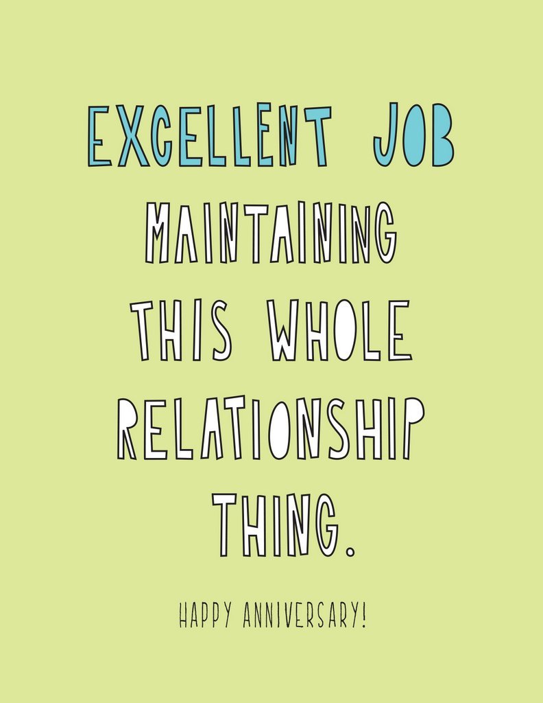 Relationship Thing - Greeting Card image