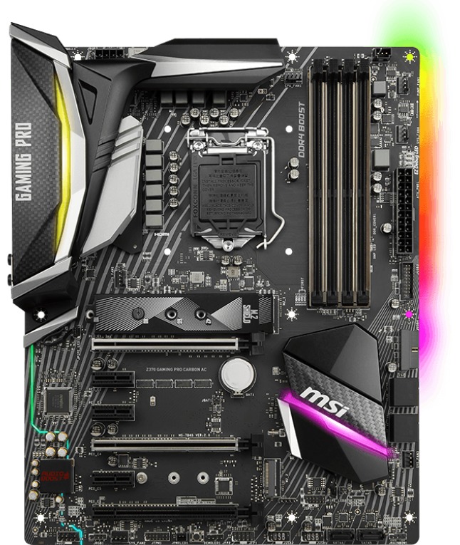 MSI Z370 GAMING PRO CARBON Gaming Motherboard image