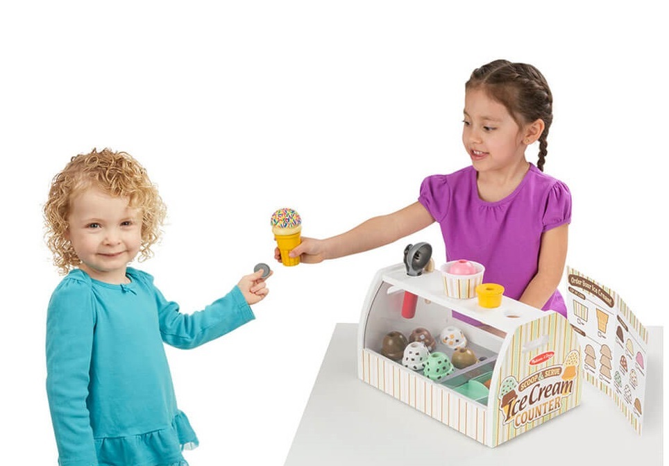 Melissa & Doug: Scoop & Serve - Ice Cream Counter